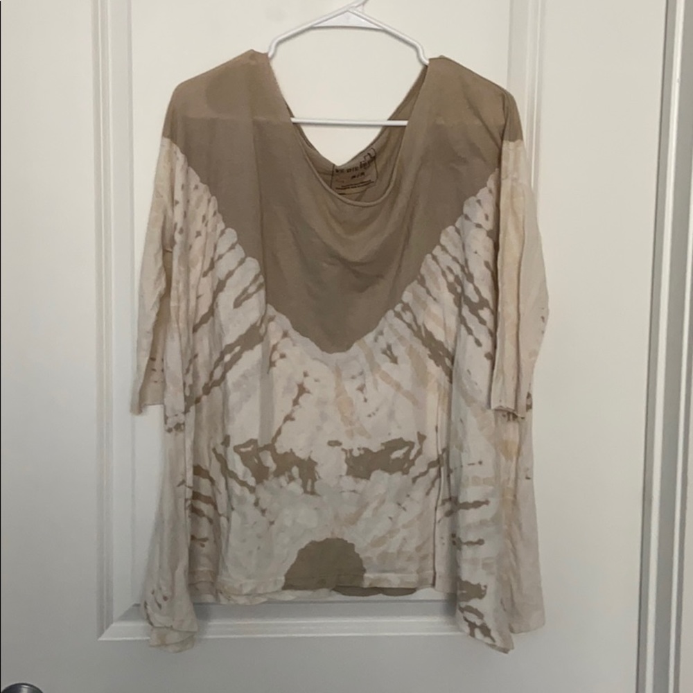 Tie dye free people top